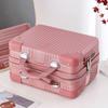 16-inch Carry-On Suitcase & 14-inch Cosmetic Bag Set: Portable Handbag & Gift Box with Password Protection for Men & Women.