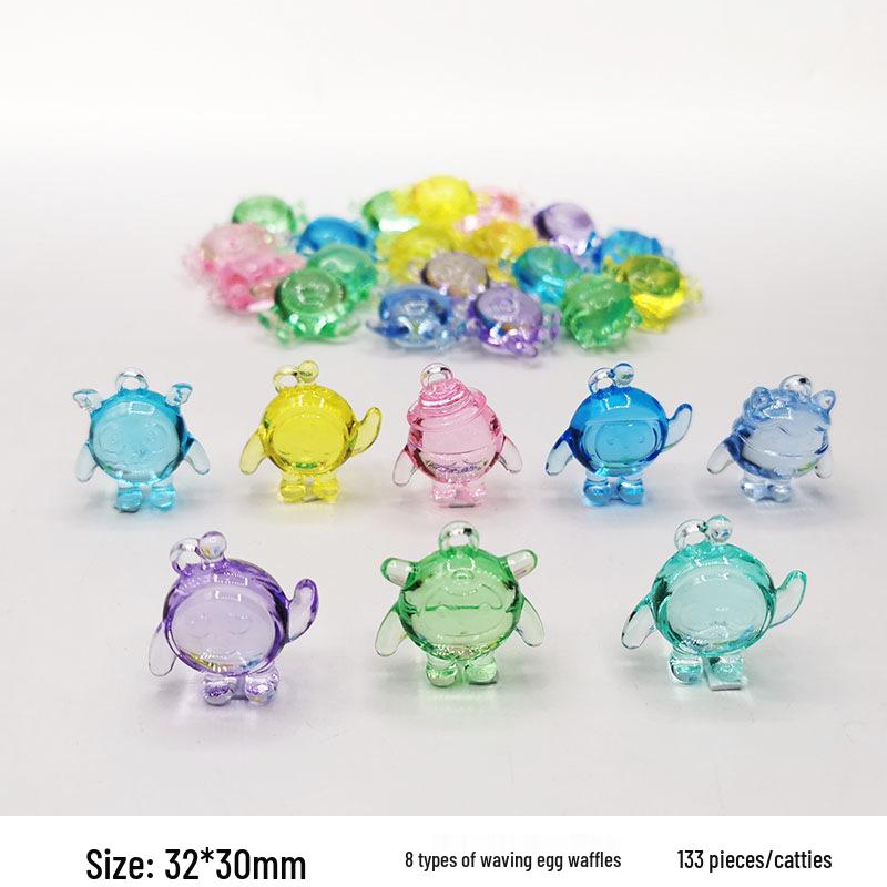 Colorful Mini Acrylic Milk Bottle Cartoon Ornaments - Cute Handmade DIY Decorative Accessories