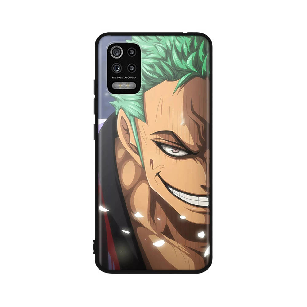 Чехол DT8 One Piece Zoro Sanji для Samsung A04 A14 A23 A34 A54 M23 M33 M52 M53 Realme 10 9 C30S C35 C55 VIVO Y02S Y21 Y33S Y51 X80 Pro Прозрачная крышка