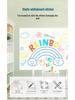 Removable Erasable Whiteboard Wall Sticker - Perfect for Graffiti or Writing in Kids' Rooms or Bedrooms.