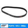 VEGA V-Belt PJ475 187J 3/4/5/6/7 Ribs For DIY Model Motor Belt Parts