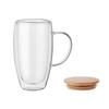 MidOcean Existing Name Borosilicate Glass Double Wall 450ml Mug