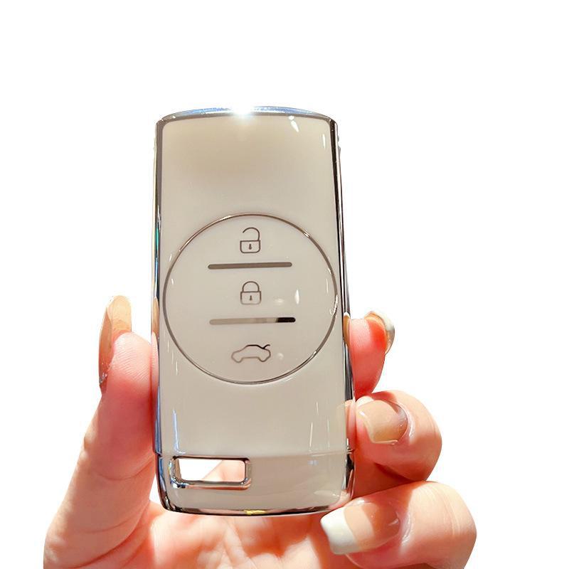 Чехол для ключа Chery Xingtu TX Tiggo 7 для 21 модели — высококачественный чехол с пряжкой для автомобилей Zhuifeng Lingyun Lanyue LX, 3X и 5X.