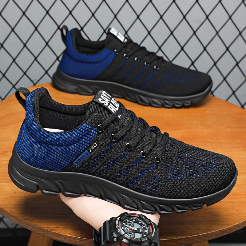 Shoes Men's Sports Shoes Breathable and Non-smelly Feet Mesh Shoes Soft Sole Comfortable Running Shoes Classic Versatile Casual Shoes Single Shoes