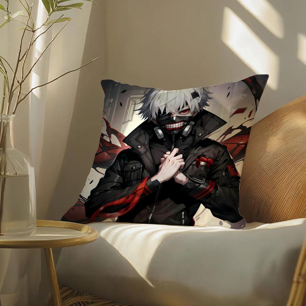 Чехол на подушку Tokyo Ghoul с принтом для гостиной, дивана, декора спальни