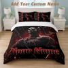 Bedding Set 1 Duvet Cover 2 Pillowcases Travis Scott Print Soft Bed Linen Bedroom Decor