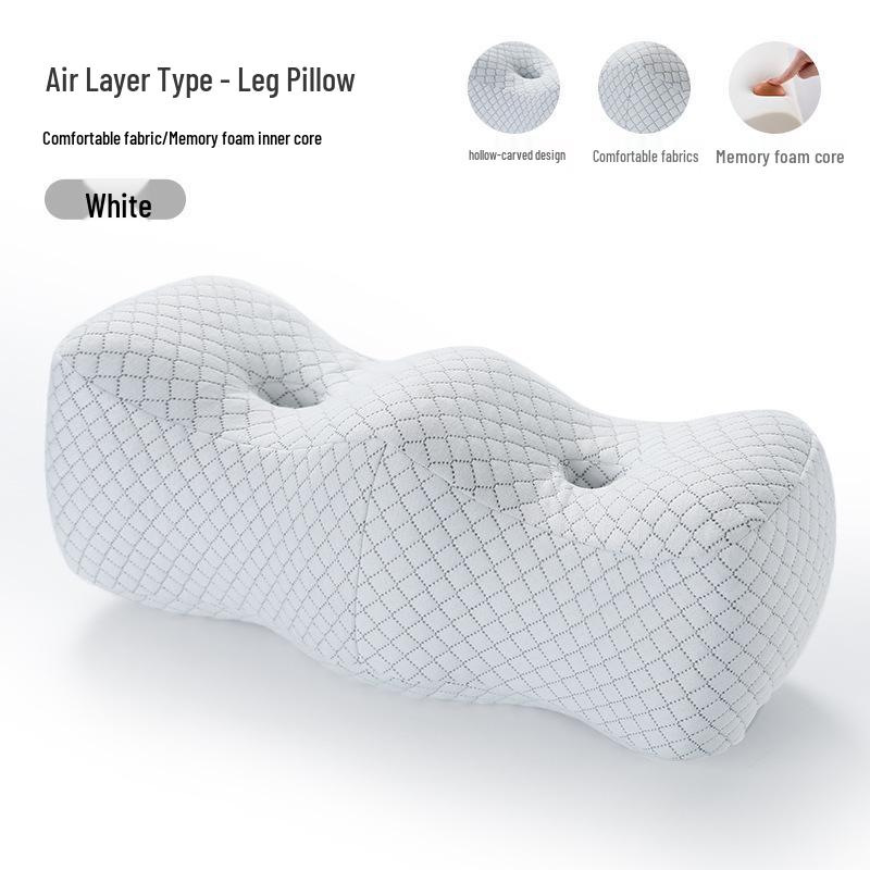 Подушка с эффектом памяти для подъема ног: Поддержка стопы, колена и живота для кровати.