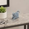 3D-печатная статуэтка зевающего кота, милая фигурка спящего кота для полки, спальни, современный минималистичный декор для дома, подарок для любителей кошек