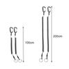 Tool Tether Hard Hat Lanyard Safety Rope Fishing Lanyards Spiral Coiled Lanyard Spring Elastic Rope
