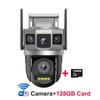 12MP 6K Двойной объектив Тройной экран 4G-SIM IP-камера WiFi Smart Network Беспроводной монитор V380 Безопасность Защита CCTV Домашние камеры
