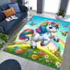 1pc Rainbow Unicorn Chair Mat - Anime Cartoon Design, Non-Slip Carpet for Office Chairs, Festive Gift, Suitable for Home Decor, Living Room, Bedroom,