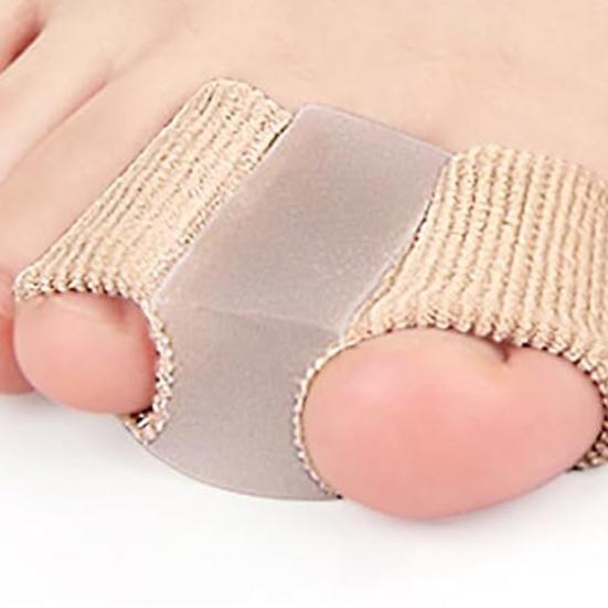 Разделители пальцев ног при вальгусной деформации для перекрывающихся пальцев, женские, мужские, гелевые прокладки для пальцев с надежной петлей, корректор вальгусной деформации для облегчения боли и выпрямления пальцев ног