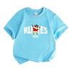 Kids Boys Girls Crew Neck Short Sleeve 100% Cotton T-Shirt, Cute Cartoon Funny Character Printed Casual Soft Breathable Summer Top Tee for Children Da