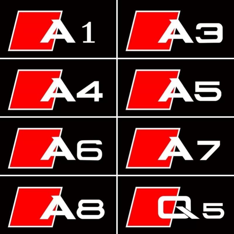For Audi ABT A6 RS6 S5 S4 A8 A4 A1 A3 SQ7 TT (2008-2025) A5 A7 Q3 Q5 Q7 LED Car Door Welcome Light Logo Courtesy Projector Lamp