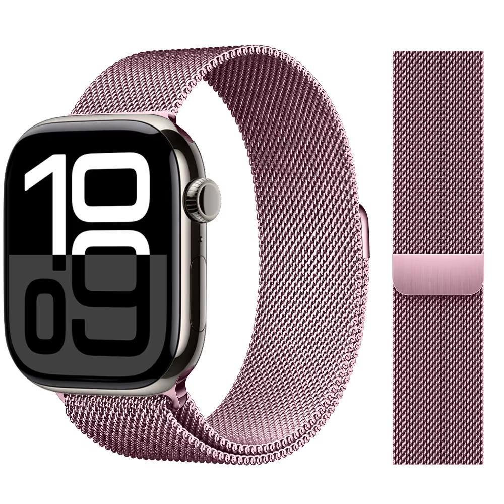 Strap For Apple Watch Band 46mm 44mm 45mm 40mm 42mm 41mm 49mm Milanese Loop correa Bracelet iWatch Series 11 10 Ultra 2 9 8 SE 3