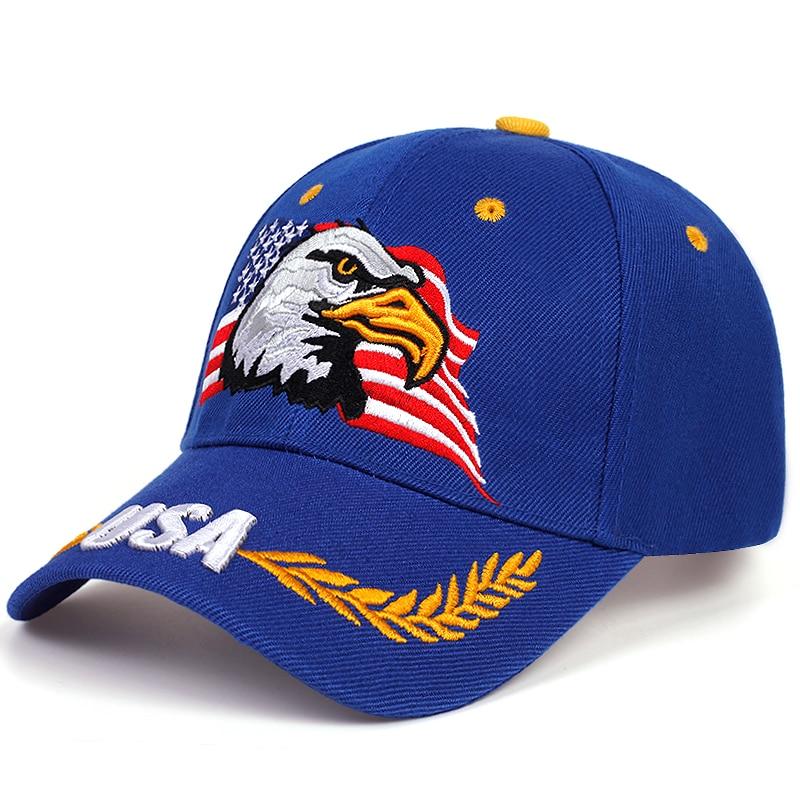 Men 'S Baseball Cap Fashion Snapback Caps For Women Patriotic Embroidery American Eagle And Flag Usa Dad Hat Trucker Hats Gorras