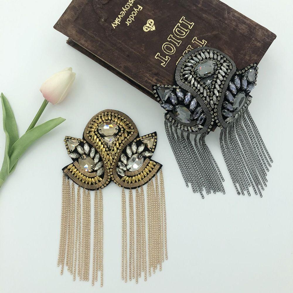 Эполеты бахрома плечевой знак брошь театральный нарукавник ювелирные изделия плечевой костюм