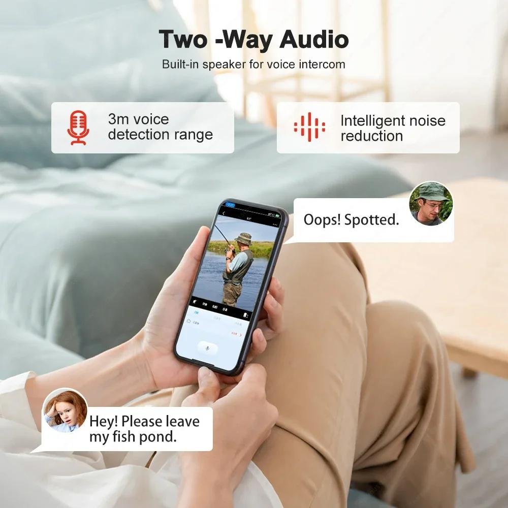 LS VISION 8MP Solar Camera 4G Wireless WiFi Dual Lens CCTV 4K Dual Screen Security Protection Human Detection PTZ Waterproof Outdoors Cam