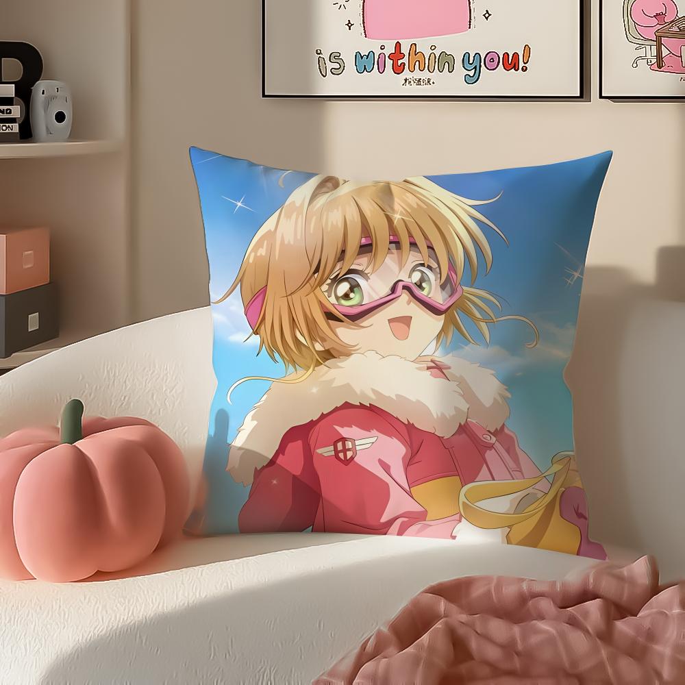 Магический Милый Японский Аниме Cardcaptor Sakura Наволочка Подушка Короткий Плюш Невидимая Молния Комната Диван Наволочка