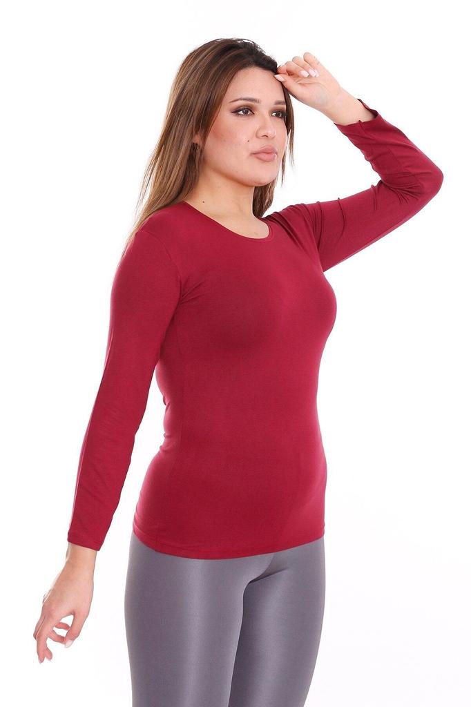 Женская мода, боди большого размера, большие размеры, круглый вырез, длинный рукав, вискоза, розовое боди