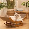 Кошки Царапают Кресло-качалку Когтеточка из Гофрированного Картона Износостойкая Кошки Точат Защищают Когти Лежанка