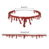 1Pc Halloween Blood Necklace Women Chokers Necklaces Halloween Party DIY Decorations Haunted House Horror Props Kids Toy Gift