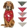 Claus Patten Pet Accessories Dogs Bandanas Christmas Pet Decor Cats Triangular Scarf Pet Costume