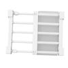 Closet Tension Shelf Expandable Nail Free Cabinet Divider Storage Rack for Wardrobe Cupboard