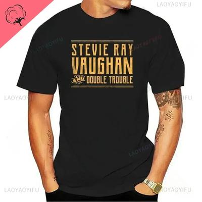 Мужская Женская Футболка Стиви Рэй Вон Гитара Блюз Рок SRV Унисекс Круглый вырез Модные Графические Футболки Мужская Уличная Одежда#Цвет