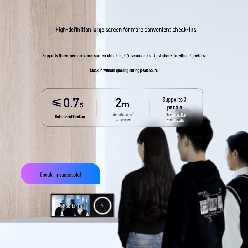 DingTalk M1Y Ultra Facial Recognition Time Clock CN plug (adapter included)