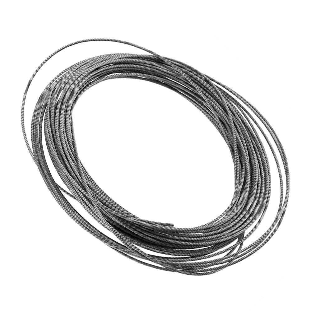 Стальной трос диаметром 1,5 мм, структура 7×7, нержавеющая сталь, для строительных проектов