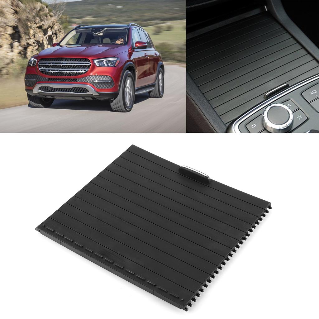 Black Center Console Roller Blind Cover 1666805802 Fit for Mercedes Benz ML GL GLS GLE W166