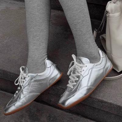 Модная обувь Форрест Гамп, кроссовки, женская кожа, 2025 весна-осень, кроссовки на платформе, повседневная трендовая женская обувь для скейтборда