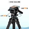 SVBONY SA402 Tripod Camera Tripod 3way Head Hydraulic Head Level Included Load 6kg Smooth Video Shooting Video Camera Tripod 3 Stages Telescopic