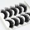 Handmade Natural Wispy Flared Eye Lash Extension False Eyelashes Crisscross 3D Faux Mink Hair