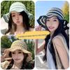 Sunscreen Hat Summer Breathable Hollow Sun Hat For Women Girls Sweet Uv Protection Sun Hat Travel Foldable Fisherman Hat