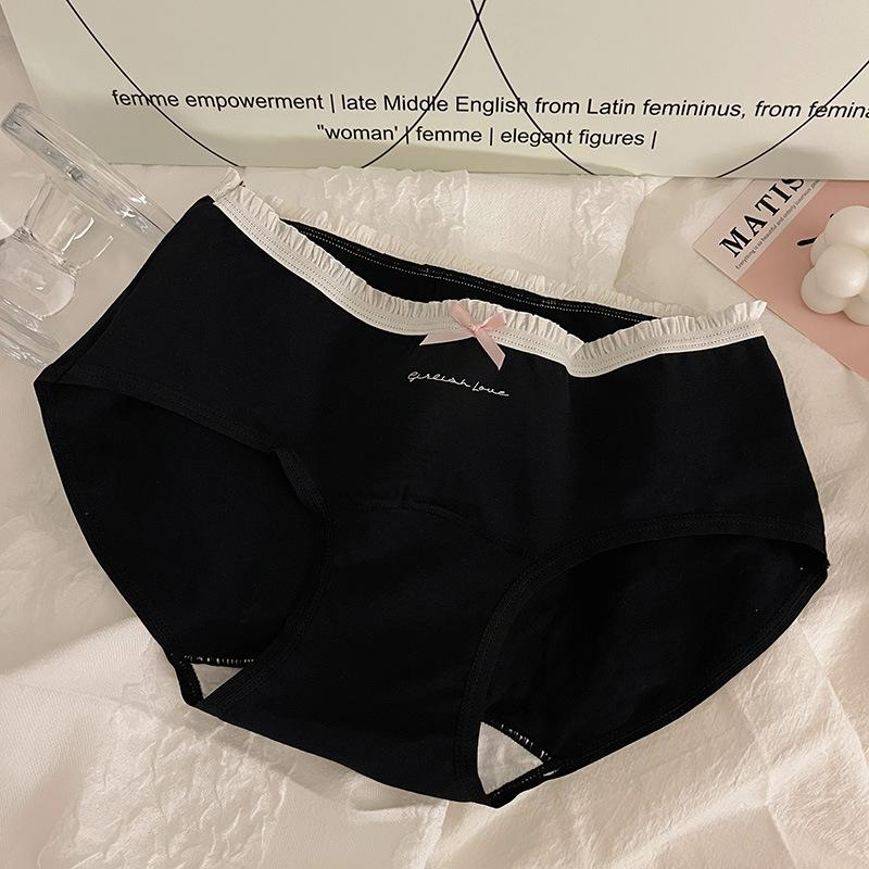 Трусики детские из хлопка класса А 7А антибактериальные, удлиненные, из чистого хлопка, удобные, с мешком на талии и треугольными чашечками