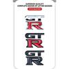 1pc 3D Metal GTR logo Badge Sticker Car Rear Trunk Emblem Decal Nine Colors are Available for Selection