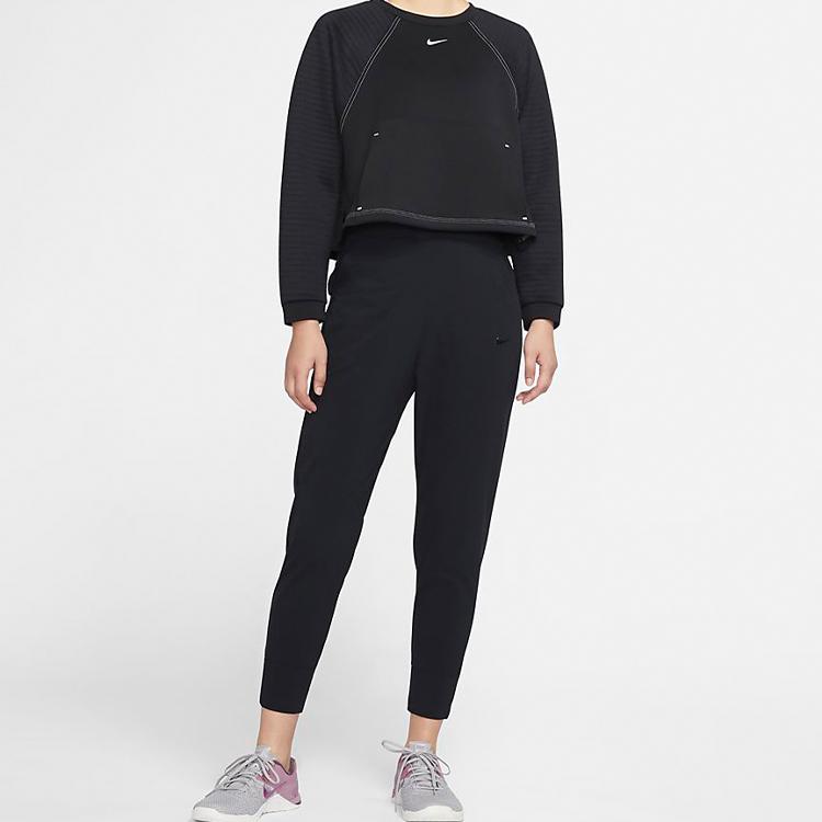 Nike Bliss Running Training Slim Fit спортивные брюки женские брюки черные CU5850-010