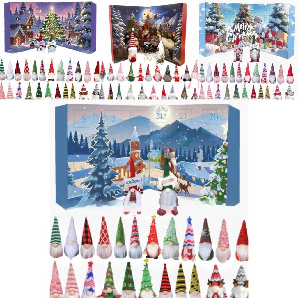 Christmas Gnome Advent Calendar Interactive Toy With Craftsmanship For Holiday Family Activities