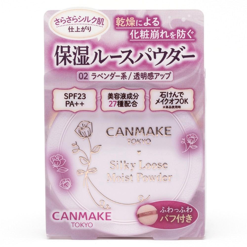 Canmake Silky Loose Moist Powder 6г, 1 шт., 02 Лавандовая серия
