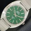 INDIAN VINTAGE HMT KOHINOOR HAND-WINDING MENS GREEN COLOR DIAL WATCH A440942-4 HT-a440942