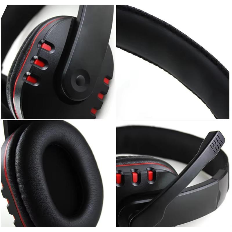 Gaming Headset Headphone with Microphone for PS5, PS4, Nintendo Switch, Playstation4 Vita, Mac, Laptop, Tablet, Computer, Mobile Phones (3.5mm Plug)