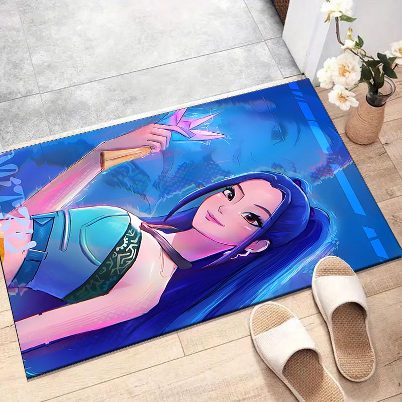 1pc KPop Demon Hunters30 Design Printed Area Rug Carpet for Bedroom Living Room Home Decor Rugs Mat Non Slip Mat Rug for Bedside