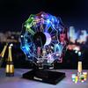 Batone Tequila Ferris Wheel LED Liquor Bottle Display Shelf, 12-Cup LED Liquor Bottle Display Shelf, LED Liquor Glass Storage Rack, Perfect for Bars,