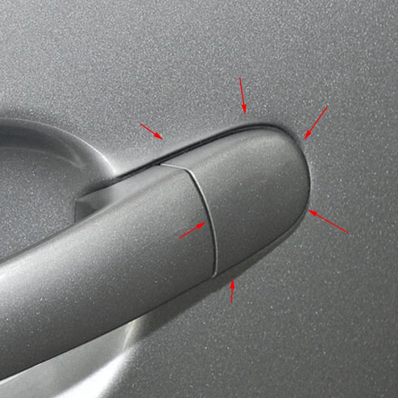 5ND837879 Silver Exterior Front Left Door Handle Lock Key Cap 5N1837879D 5N1837879B Fit For VW Beetle Vento Jetta Tiguan Sagitar