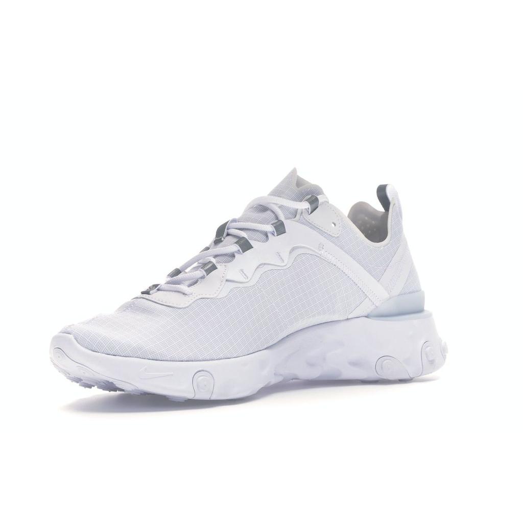 Nike React Element 55 Pure Platinum Мужские кроссовки белые BQ6167-101