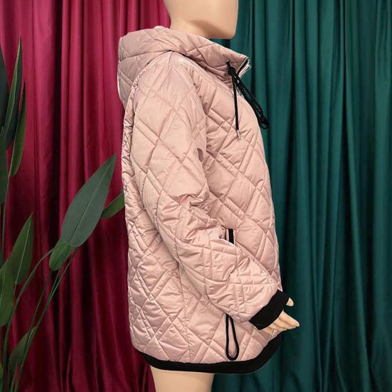 Зимнее пуховое пальто с капюшоном и застежкой-молнией на шнурке, ветрозащитная утепленная верхняя одежда, сохраняющая тепло, приталенное пальто для холодной погоды