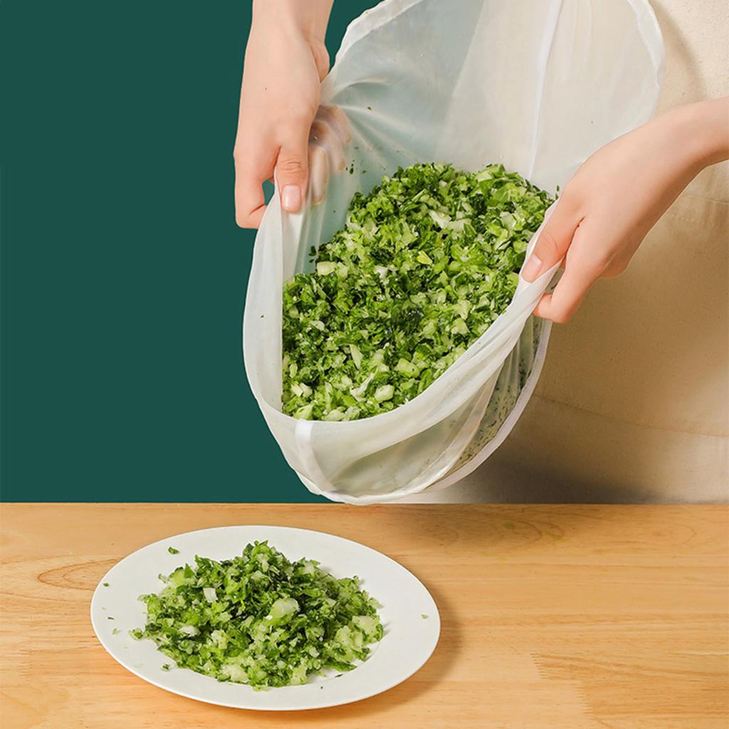 3 шт. сетчатых мешочка из марли для орехового молока, соевого молока, многоразовые мешочки для процеживания начинок для пельменей, неотбеленный тканевый фильтр