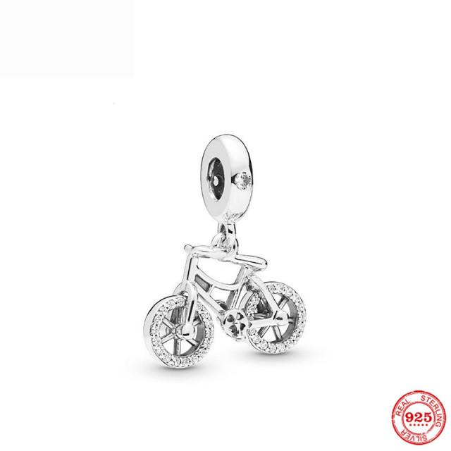 925 серебряных модных очаровательных бусин для оригинального браслета DIY ювелирных изделий